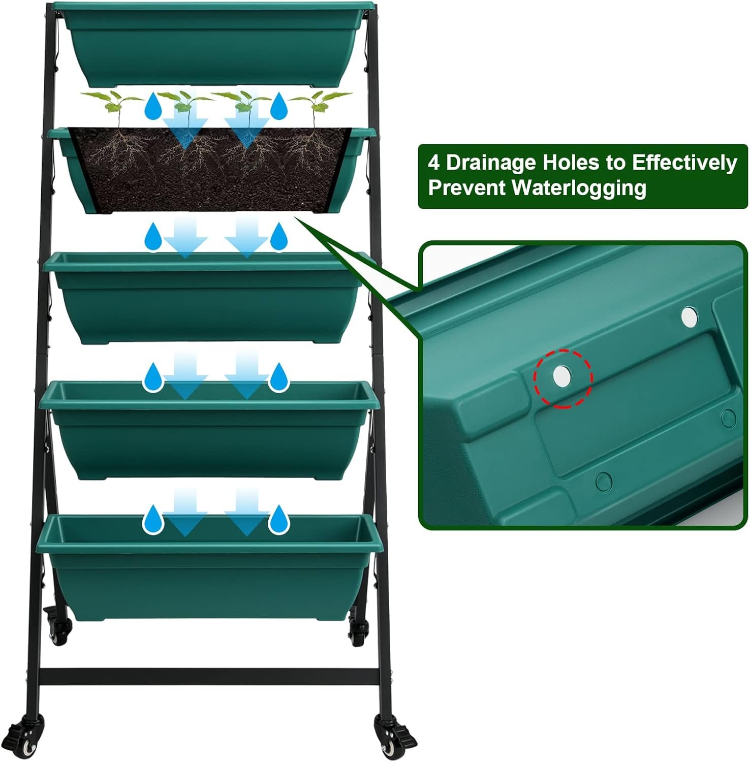 12-Pocket Vertical Garden Planter